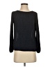 Ann Taylor LOFT 100% Polyester Black Long Sleeve Blouse Size M (estimated) - photo 1