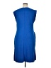 Grecerelle Solid Blue Casual Dress Size XL - photo 2