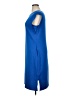 Grecerelle Solid Blue Casual Dress Size XL - photo 5