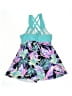 Unbranded Tropical Teal Swimsuit Top Size S - photo 2