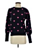NANETTE Nanette Lepore Hearts Black Pullover Sweater Size S - photo 1