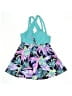 Unbranded Tropical Teal Swimsuit Top Size S - photo 1