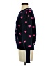 NANETTE Nanette Lepore Hearts Black Pullover Sweater Size S - photo 5