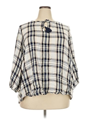 Skies Are Blue 3/4 Sleeve Blouse (view 1)