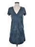 Lavender Brown 100% Polyester Blue Short Sleeve T-Shirt Size XS - photo 1