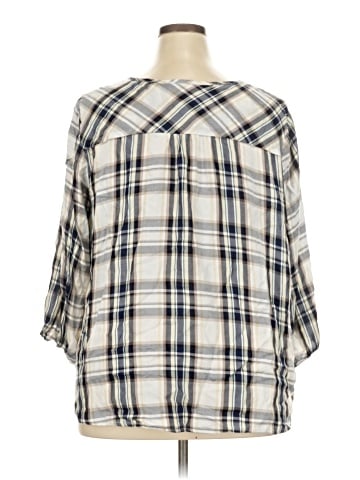 Skies Are Blue 3/4 Sleeve Blouse (view 2)