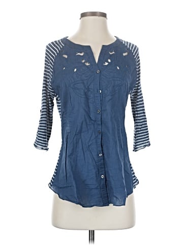 Vintage America Blues 3/4 Sleeve Blouse (view 1)