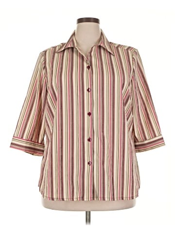 Allison Daley 3/4 Sleeve Button-Down Shirt (view 1)