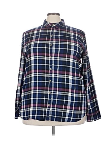 Jachs Girlfriend Long Sleeve Button-Down Shirt (view 1)