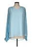 Dokotoo 100% Polyester Blue Long Sleeve Blouse Size L - photo 1
