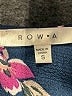 Row A Floral Black Jumpsuit Size S - photo 4