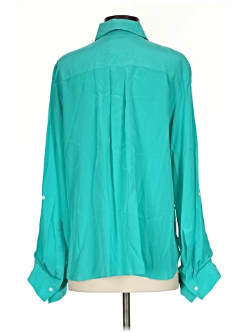 WAYF Long Sleeve Silk Top (view 2)