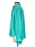 WAYF 100% Silk Teal Long Sleeve Silk Top Size XS - photo 5