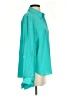 WAYF 100% Silk Teal Long Sleeve Silk Top Size XS - photo 4