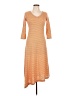 Riflessi Orange Casual Dress Size L - photo 1