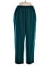 Maggie Sweet 100% Polyester Solid Teal Casual Pants Size 1X - photo 1