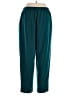 Maggie Sweet 100% Polyester Solid Teal Casual Pants Size 1X - photo 2
