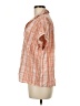 Universal Thread Orange Pink Short Sleeve Blouse Size M - photo 5