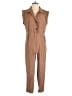 Zara Solid Brown Jumpsuit Size S - photo 1