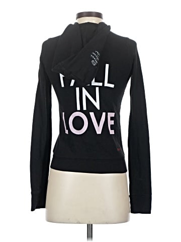 Peace Love World Zip Up Hoodie (view 2)