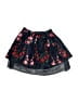Janie and Jack 100% Polyester Floral Black Skirt Size 12-18 mo - photo 1