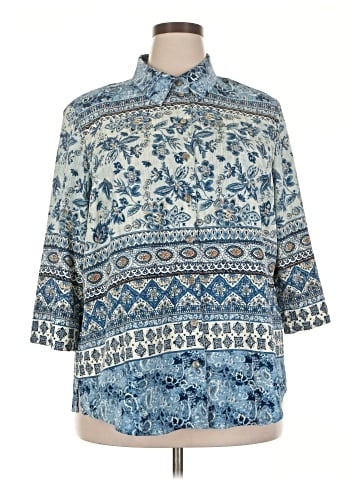 Allison Daley 3/4 Sleeve Blouse (view 1)