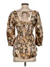 Altar'd State 100% Polyester Gold 3/4 Sleeve Blouse Size S - photo 2