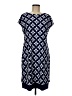Patchington Argyle Blue Casual Dress Size M - photo 1