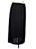 Allison Woods 100% Polyester Solid Black Casual Skirt Size XL (estimated) - photo 2
