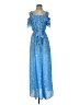 Draper James 100% Polyester Blue Cocktail Dress Size 4 - photo 1