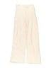 Zara Stripes Ivory Casual Pants Size 9 - photo 1