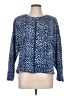 Cathy Daniels Animal Print Blue Jacket Size L - photo 1