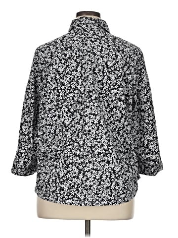 Coral Bay 3/4 Sleeve Button-Down Shirt (view 2)