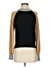 Monrow Color Block Brown Pullover Sweater Size S - photo 1
