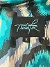 Tricia Fix 100% Polyester Print Teal Casual Dress Size S - photo 7