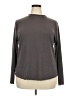 Polagram Gray Long Sleeve Top Size 2X - photo 1