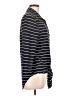 BeachLunchLounge 100% Viscose Stripes Black Long Sleeve Button-Down Shirt Size L - photo 4