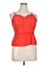 Sim & Sam 100% Cotton Orange Sleeveless Blouse Size XL - photo 1