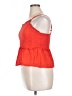 Sim & Sam 100% Cotton Orange Sleeveless Blouse Size XL - photo 5