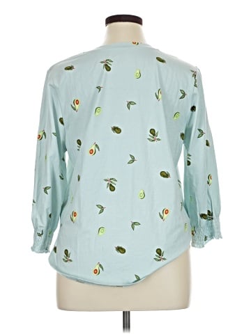 Cuddl Duds 3/4 Sleeve Blouse (view 2)