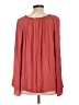 St. John's Bay 100% Rayon Red Long Sleeve Blouse Size L - photo 2