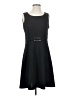 Style&Co Solid Black Casual Dress Size 4 - photo 1