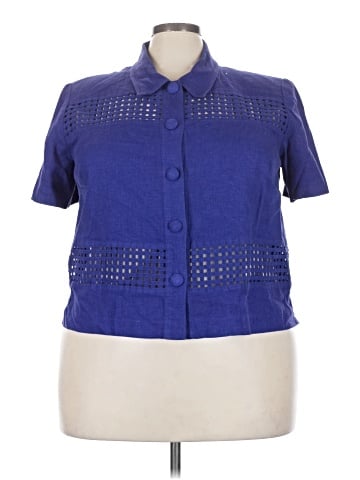 John Roberts Short Sleeve Blouse (view 1)