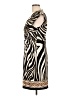 Cache Animal Print Ivory Cocktail Dress Size 10 - photo 5