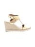 Coach Gold Wedges Size 10 - photo 1
