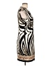 Cache Animal Print Ivory Cocktail Dress Size 10 - photo 4