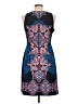 Taylor Paisley Blue Cocktail Dress Size 10 - photo 2