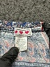 THREE PINK HEARTS 100% Rayon Paisley Blue Romper Size S - photo 4
