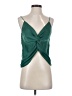 Lulus 100% Polyester Green Sleeveless Blouse Size XS - photo 1