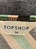Topshop Print Green Casual Dress Size 14 - photo 6